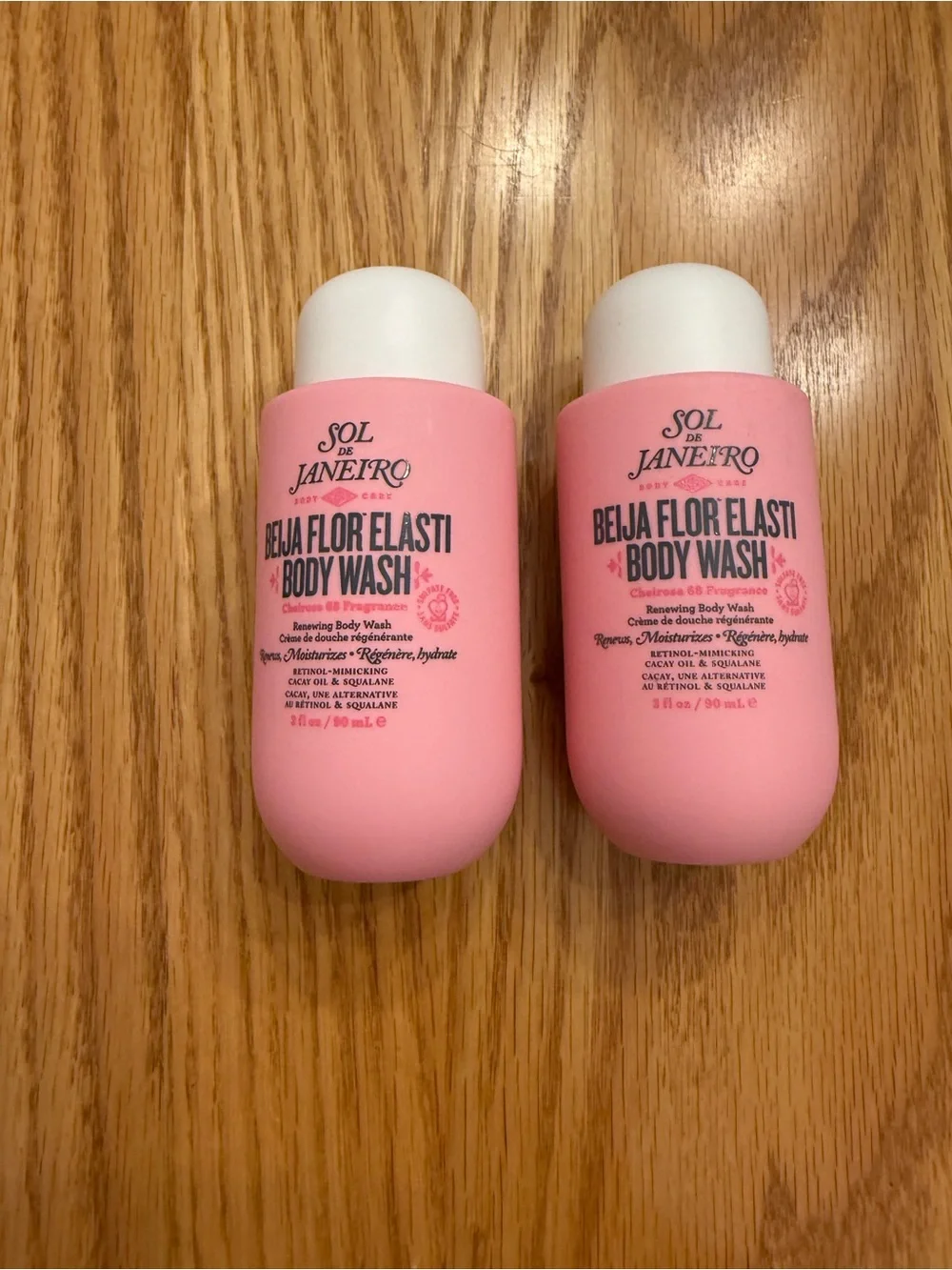 NWT Sol de Janeiro Beija Flor Elasti Body Wash Lot of 2 Travel 3oz